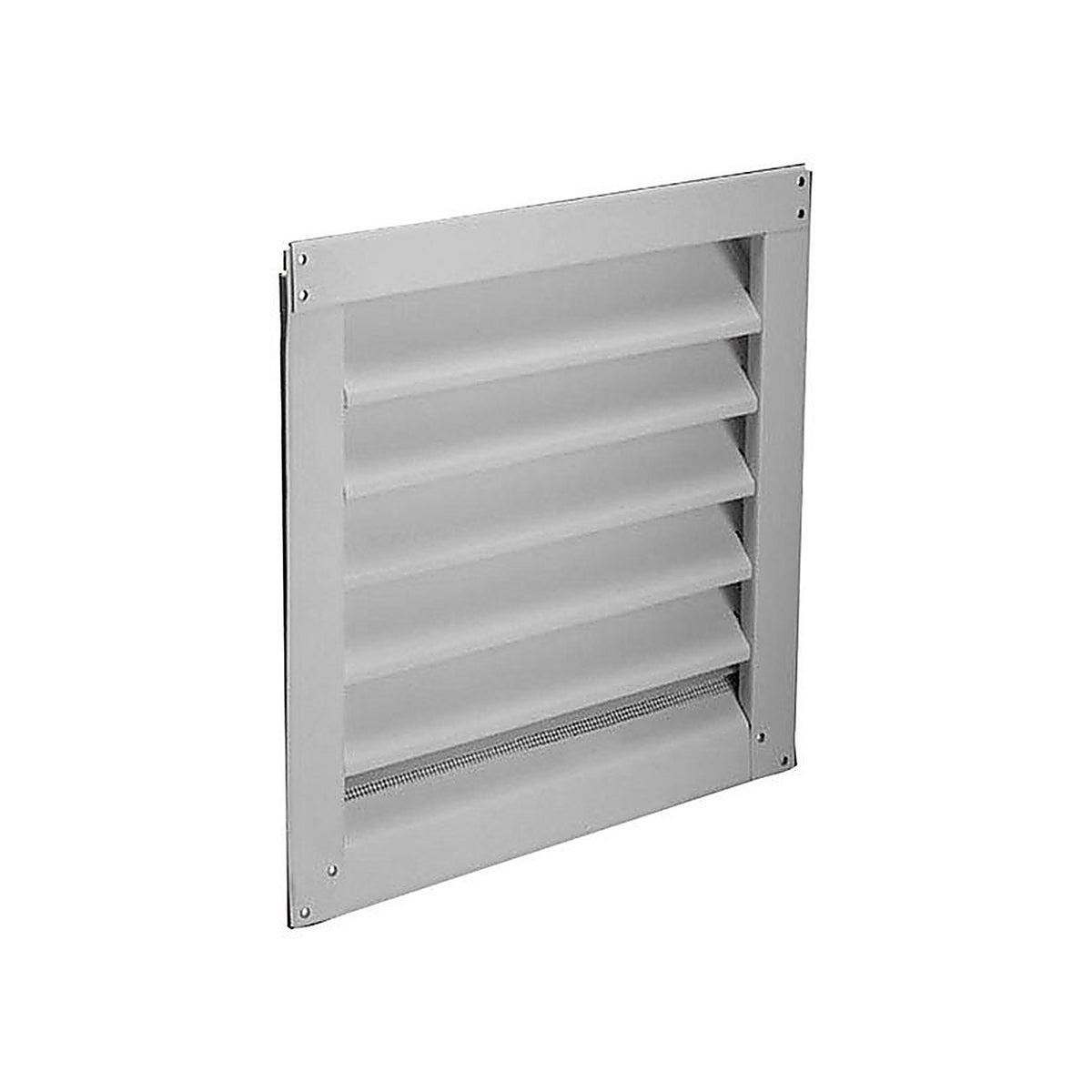 Air Vent 81237 18 in. W x 24 in. L White Aluminum Wall Louver