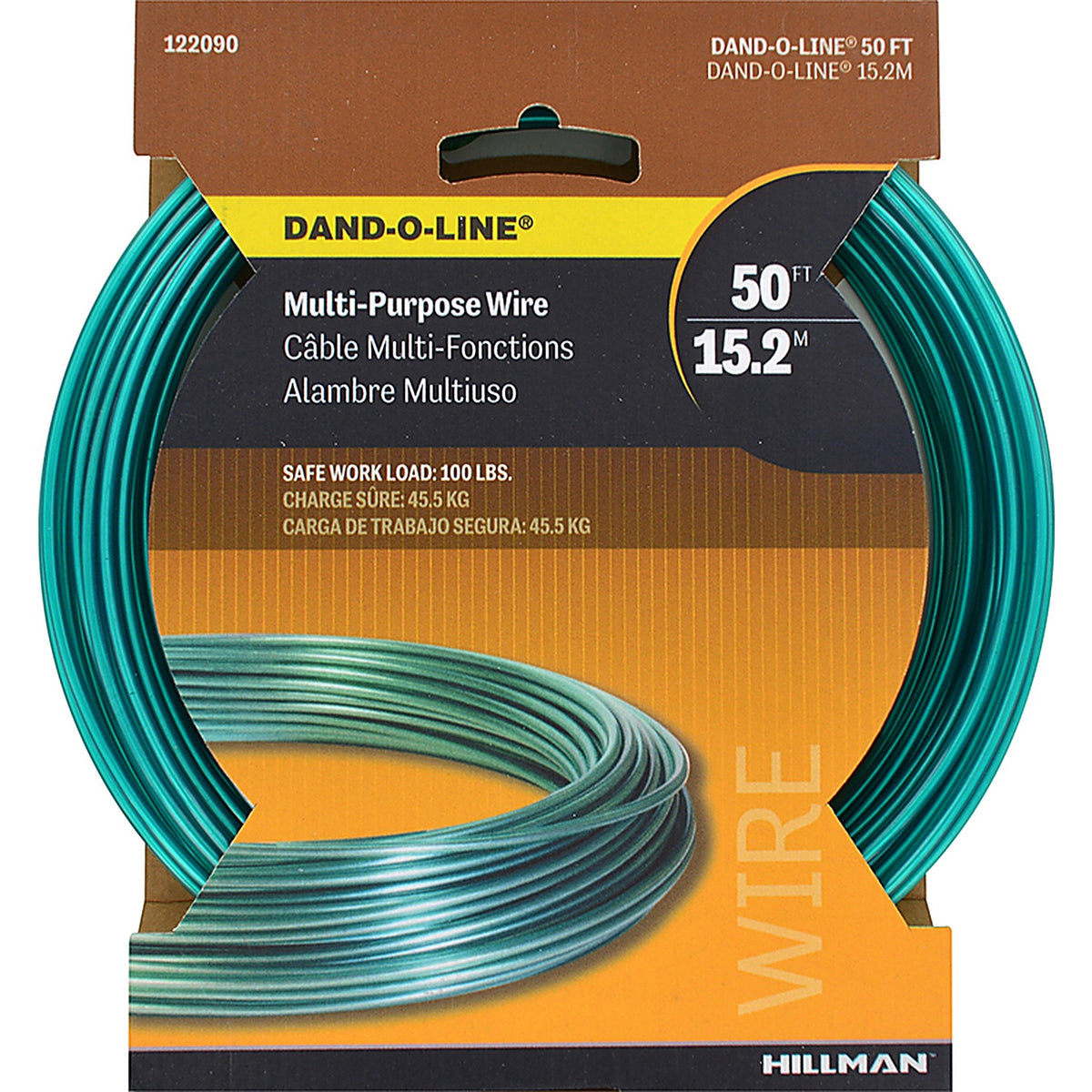 Hillman 122090 50 ft. L Plastic 18 Ga. Wire