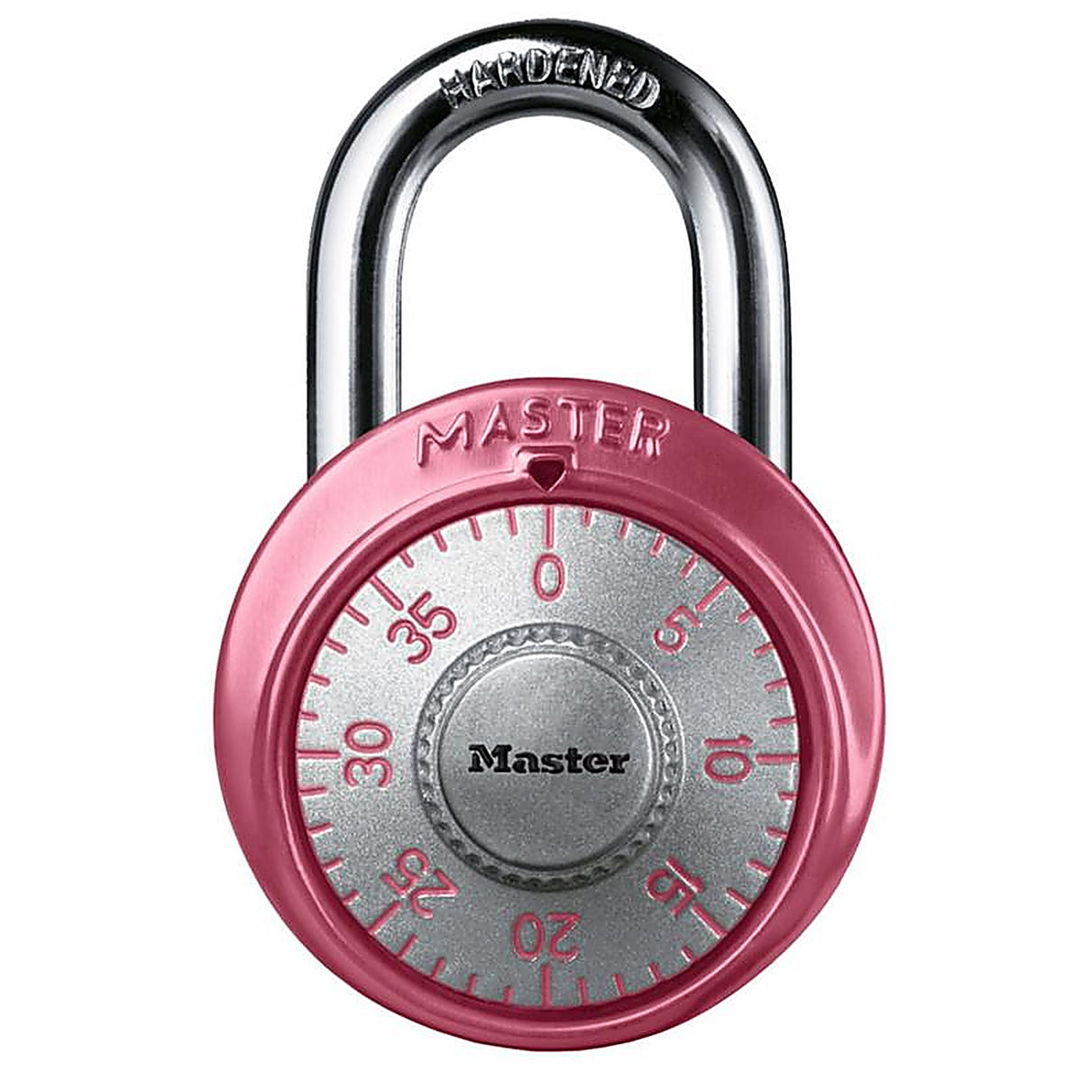 Master Lock - 1530DPNK - 2 In. H X 1-7/8 In. W Steel 3-Dial Combination Padlock