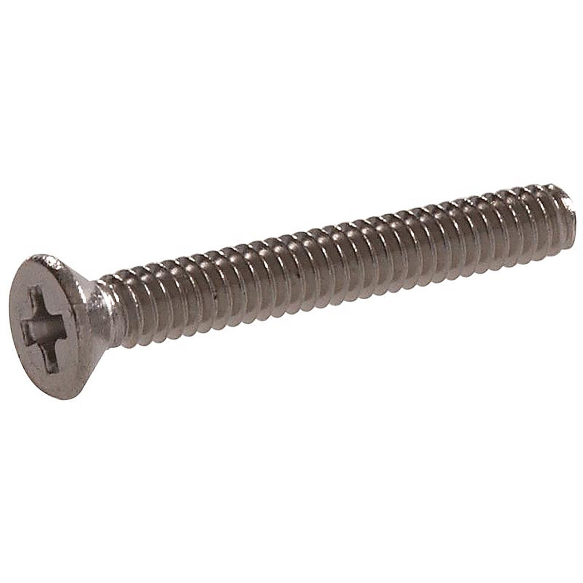 Hillman - 0825482 - No. 8-32 Ga. X 1-1/4 In. L Phillips Flat Head Stainless Steel Machine Screws 100 Pack