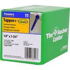 Hillman 375294 Tapper Steel Hex Head Concrete Screw Anchor 100/Pack