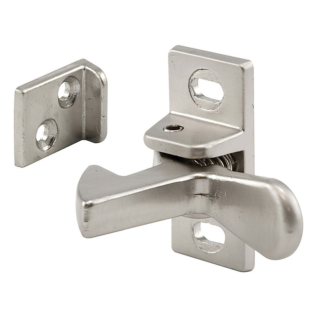 Prime-Line - U 10882 - 1.3 in. H X 0.63 in. W X 0.9 in. D Satin Nickel Steel Elbow Catch