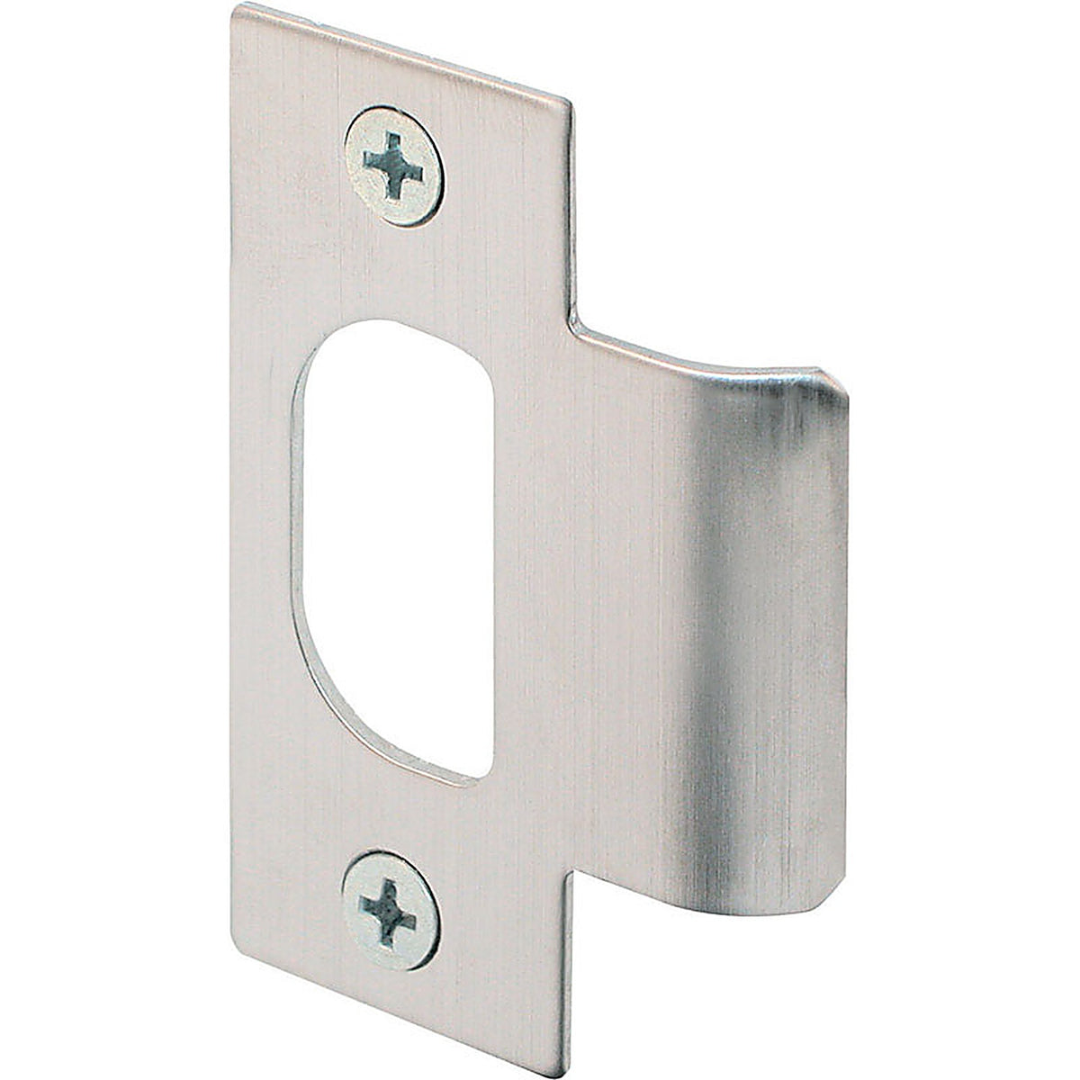 Prime-Line E2299 2.75 in. H x 2.75 in. L Brushed Stainless Steel Brass T- Strike