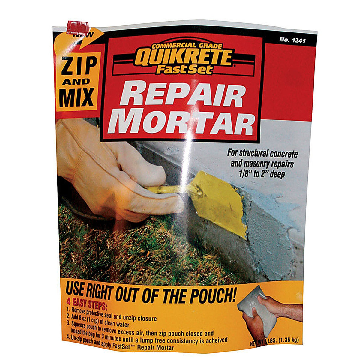 Quikrete 124115 Fast Set Repair Mortar 3 lb