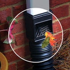Invisaflow - 4400HP - Flexgrate 2 In. W X 4 In. L Black Plastic Downspout Filter 1 Pack