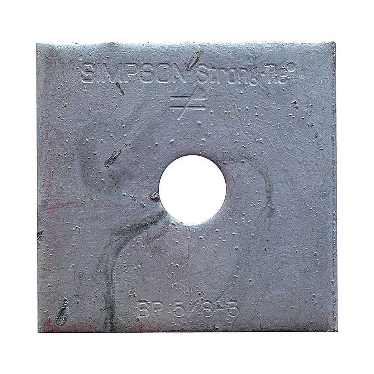Simpson Strong-Tie BP5/8-3HDG 3 in. H x 0.3 in. W x 3 in. L Galvanized Steel Bearing Plate HDG