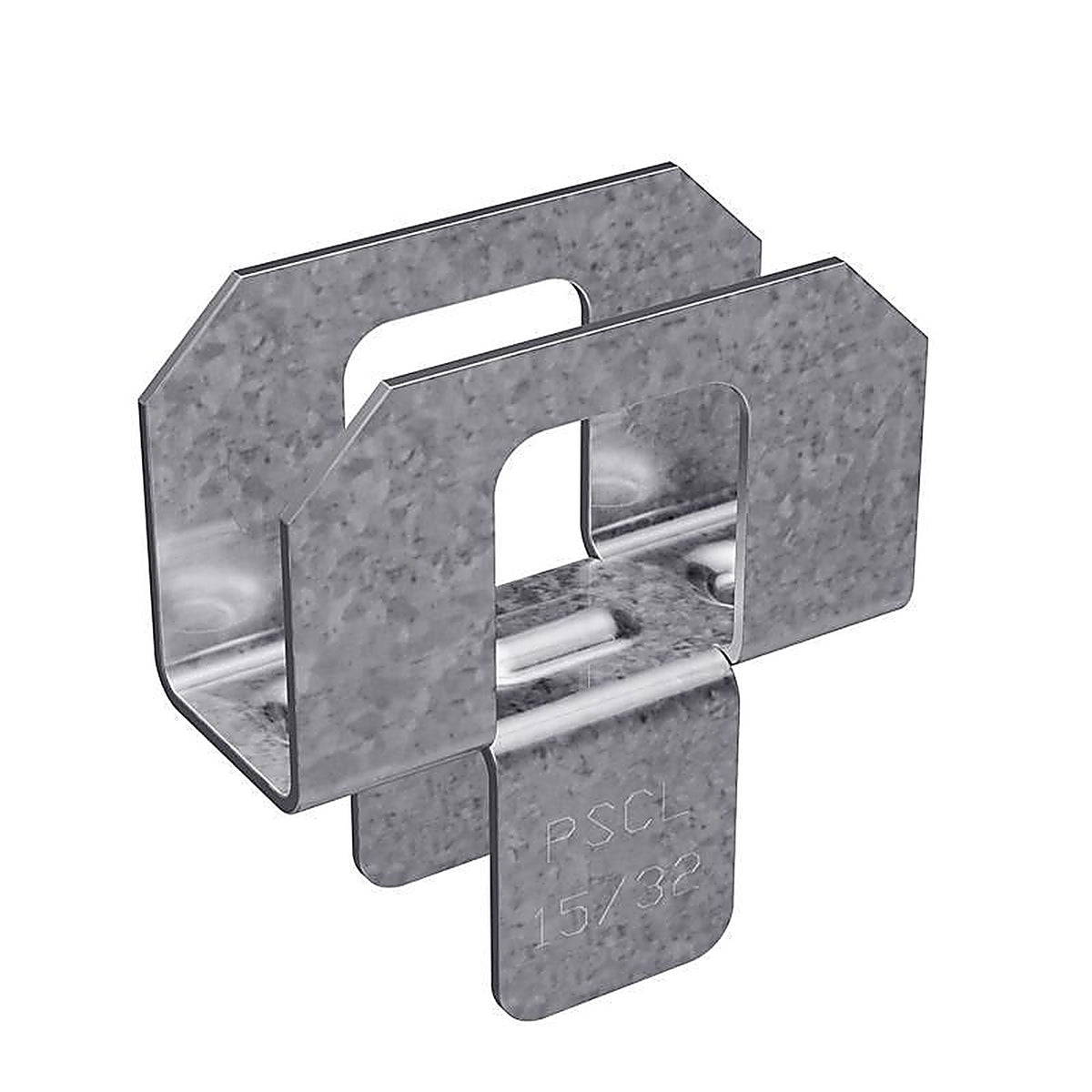 Simpson Strong-Tie - PSCL 15/32 - Galvanized Silver Steel Panel Sheathing Clip for 1/2 1 Pack