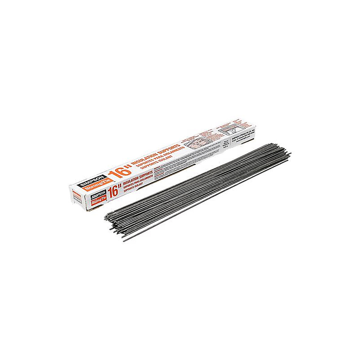 Simpson Strong-Tie IS16-R 15.5 in. H X 0.08 in. W 14 Ga. Steel Insulation Support