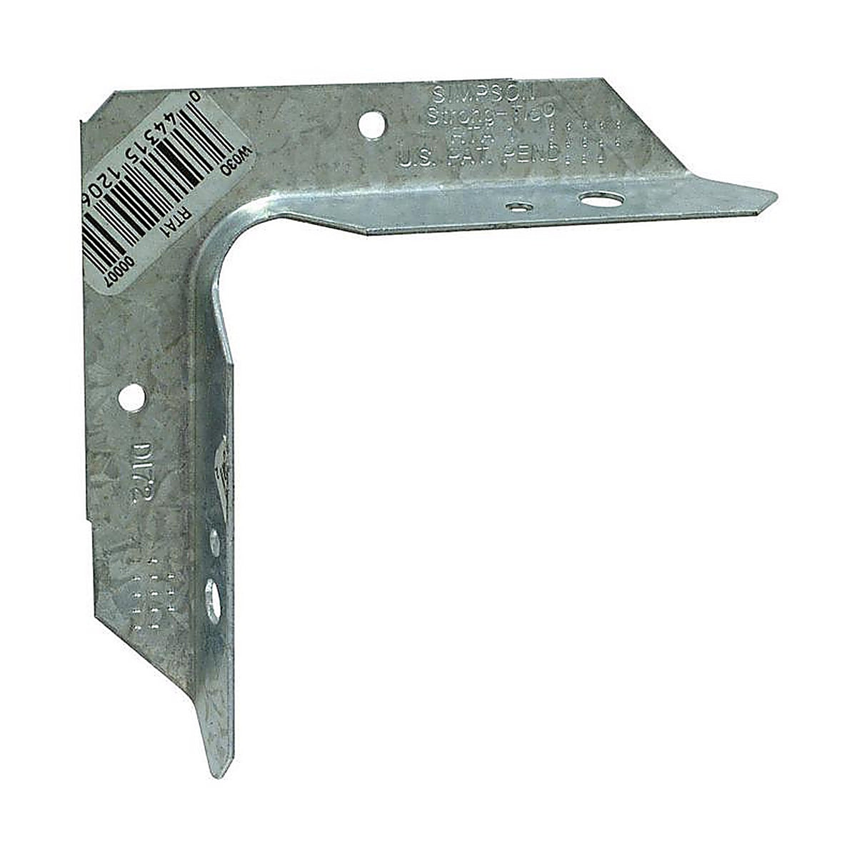 Simpson Strong-Tie RTA1 3.94 in. H x 3.94 in. W 18 Ga. Galvanized Steel Rigid Tie Angle