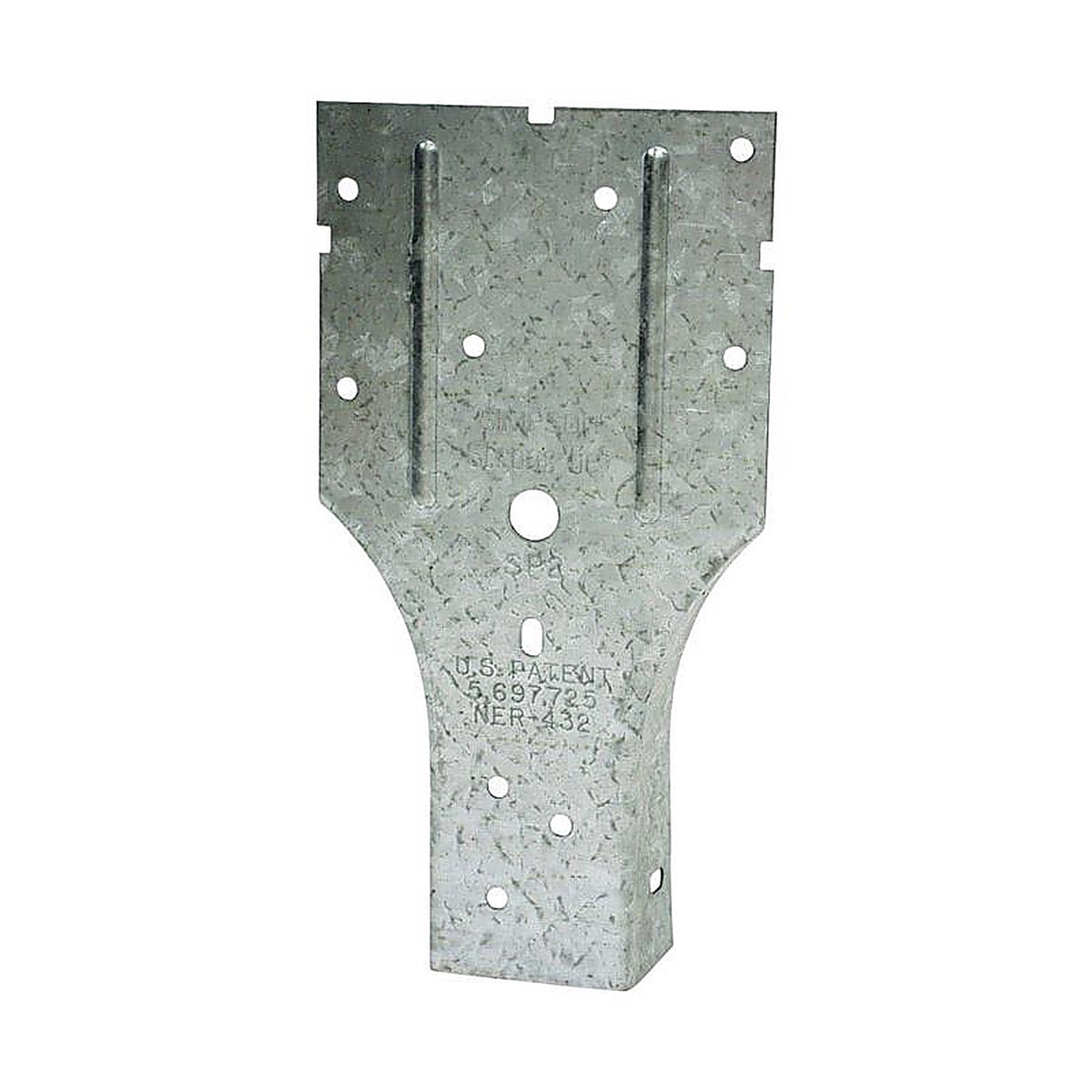 Simpson Strong-Tie - SP2 - 6.6 In. H X 1 In. W X 3.5 In. L Galvanized Steel Stud Plate