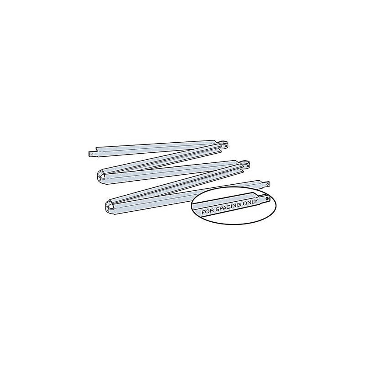 Simpson Strong-Tie - TSF2-24 - 10 In. H X 3.38 In. W 24 Ga. Galvanized Steel Truss Spacer