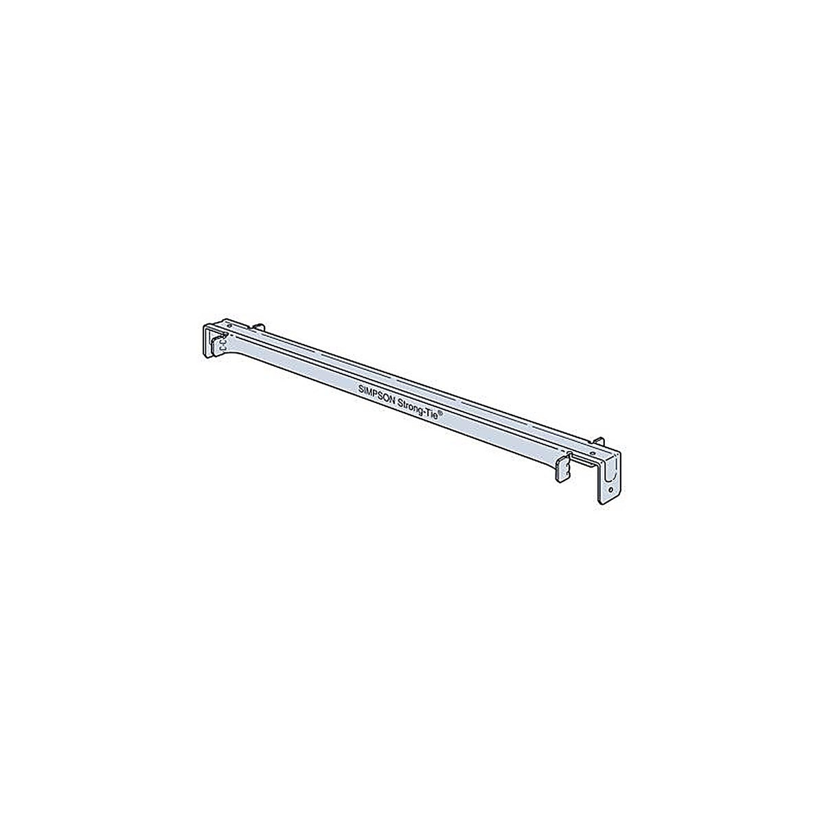 Simpson Strong-Tie TSBR2-24 25.5 in. H x 1.75 in. W 22 Ga. Galvanized Steel Truss Spacer