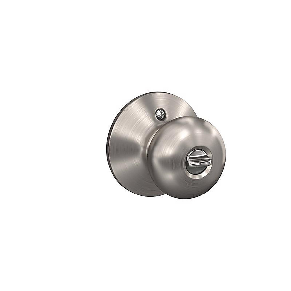 Schlage F51VPLY619 Plymouth Satin Nickel Entry Lockset ANSI Grade 2 1-3/4 in.