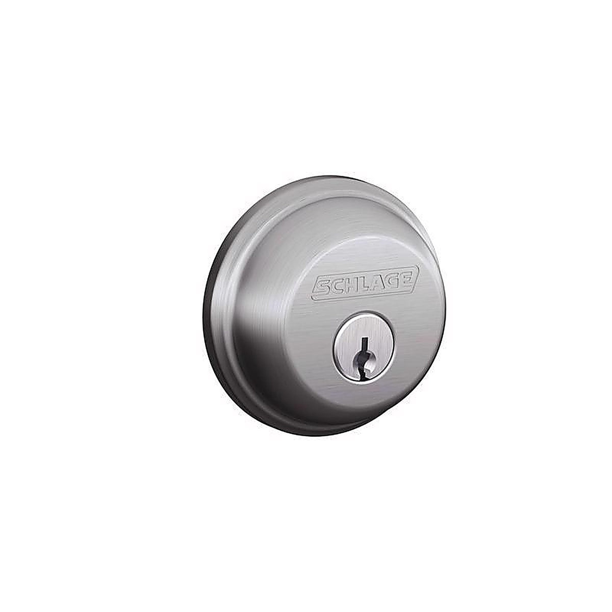 Schlage - B62CS G 626 - Satin Chrome Zinc Double Cylinder Deadbolt