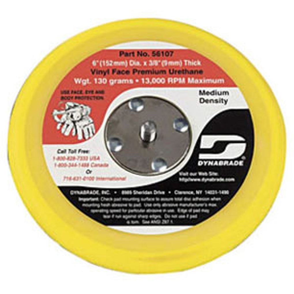 Dynabrade - 56107 - PSA Vinyl-Face 6 Inch Diameter Random Orbital Sanding Pad