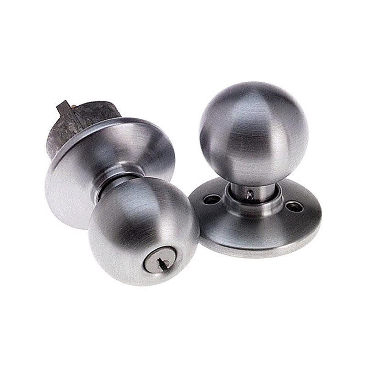 Schlage F80CSVORB626 Orbit Satin Chrome Storeroom Lockset ANSI Grade 2 1-3/4 in.