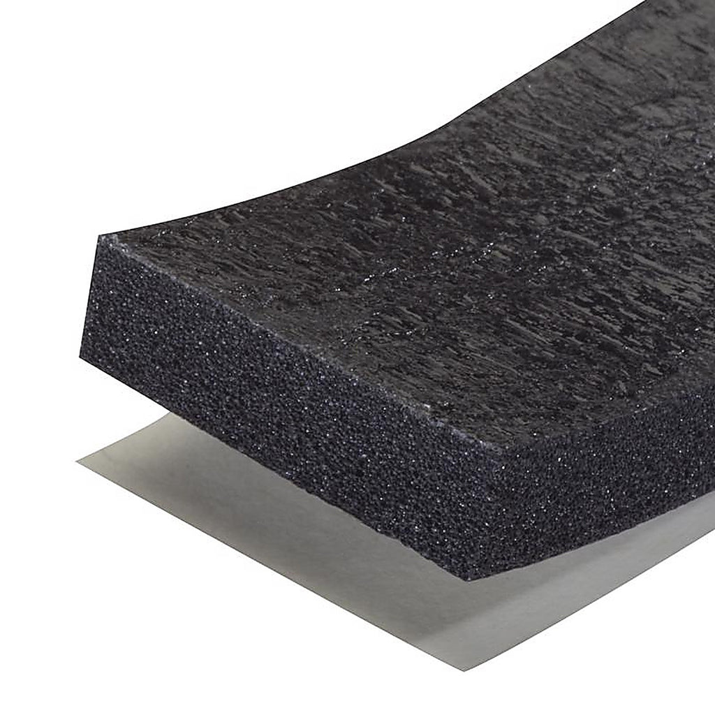 M-D 43154 Black Rubber Weather Stripping Tape 10 ft. L x 3/8 in.