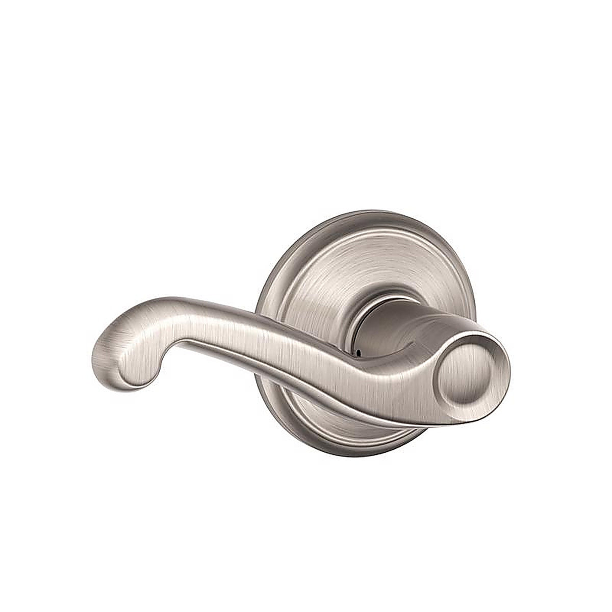 Schlage F10VFLA619 Flair Satin Nickel Passage Lockset ANSI Grade 2 1-3/4 in.