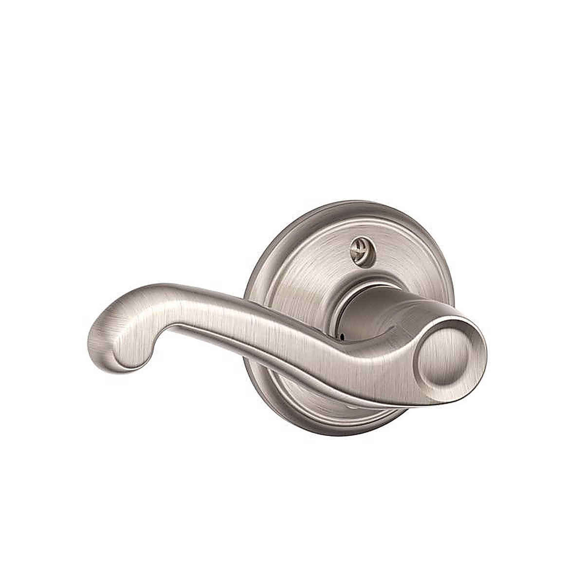Schlage - F170VFLA619LH - Flair Satin Nickel Dummy Lever Left Handed