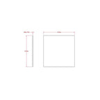 Boltmaster 11807 12 in. Uncoated Steel Weldable Plate