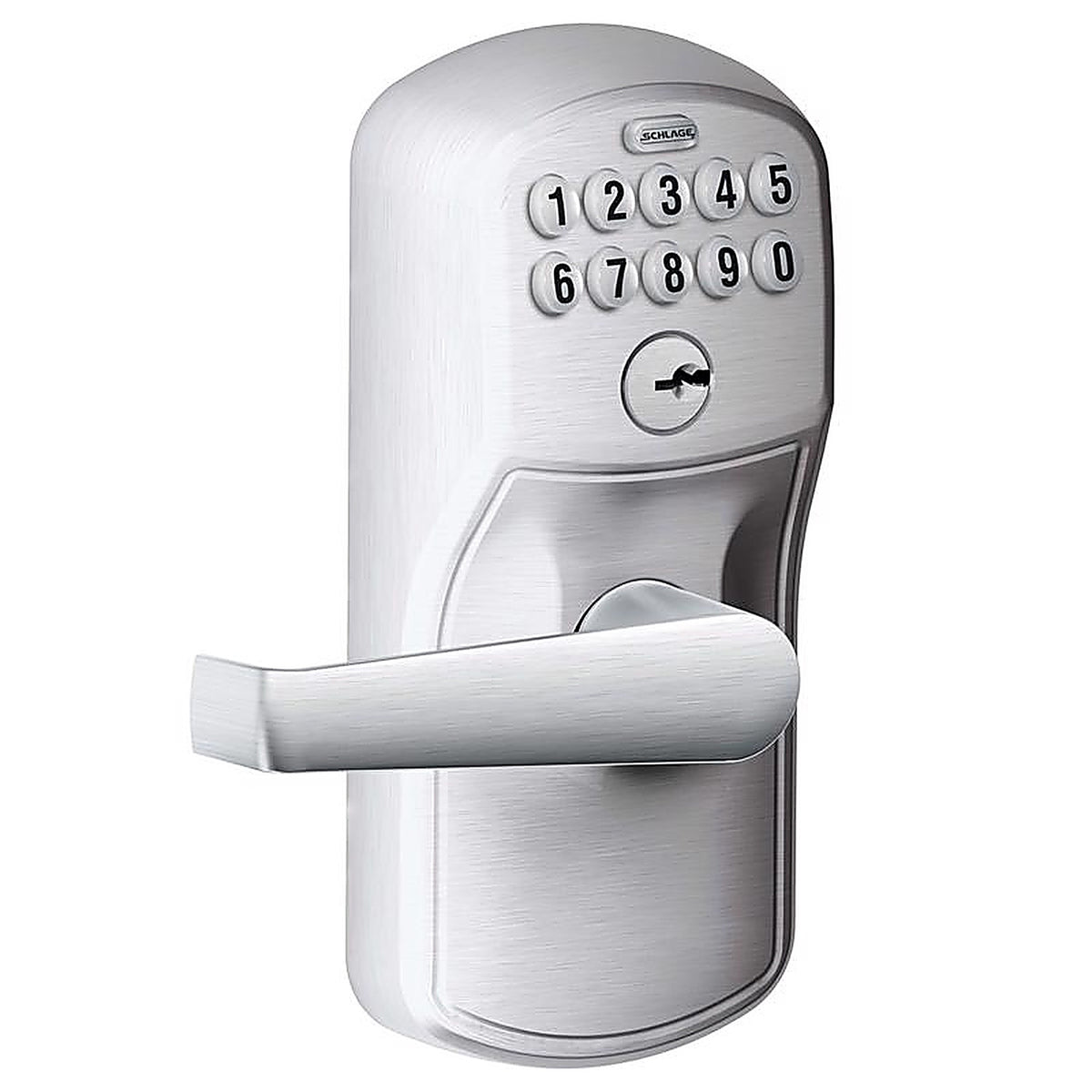 Schlage FE595CSVPLYXELA Satin Chrome Steel Electronic Keypad Entry Lock