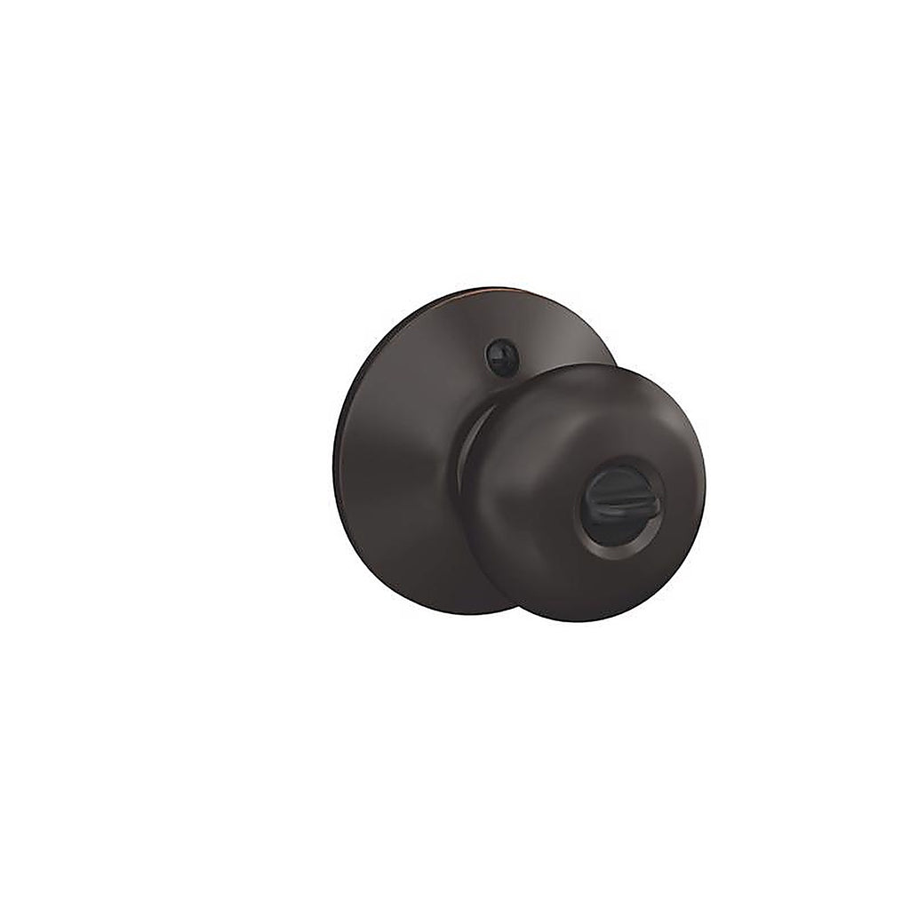 Schlage F51VPLY716 Plymouth Aged Bronze Entry Lockset ANSI Grade 2 1-3/4 in.