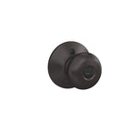 Schlage F51VPLY716 Plymouth Aged Bronze Entry Lockset ANSI Grade 2 1-3/4 in.