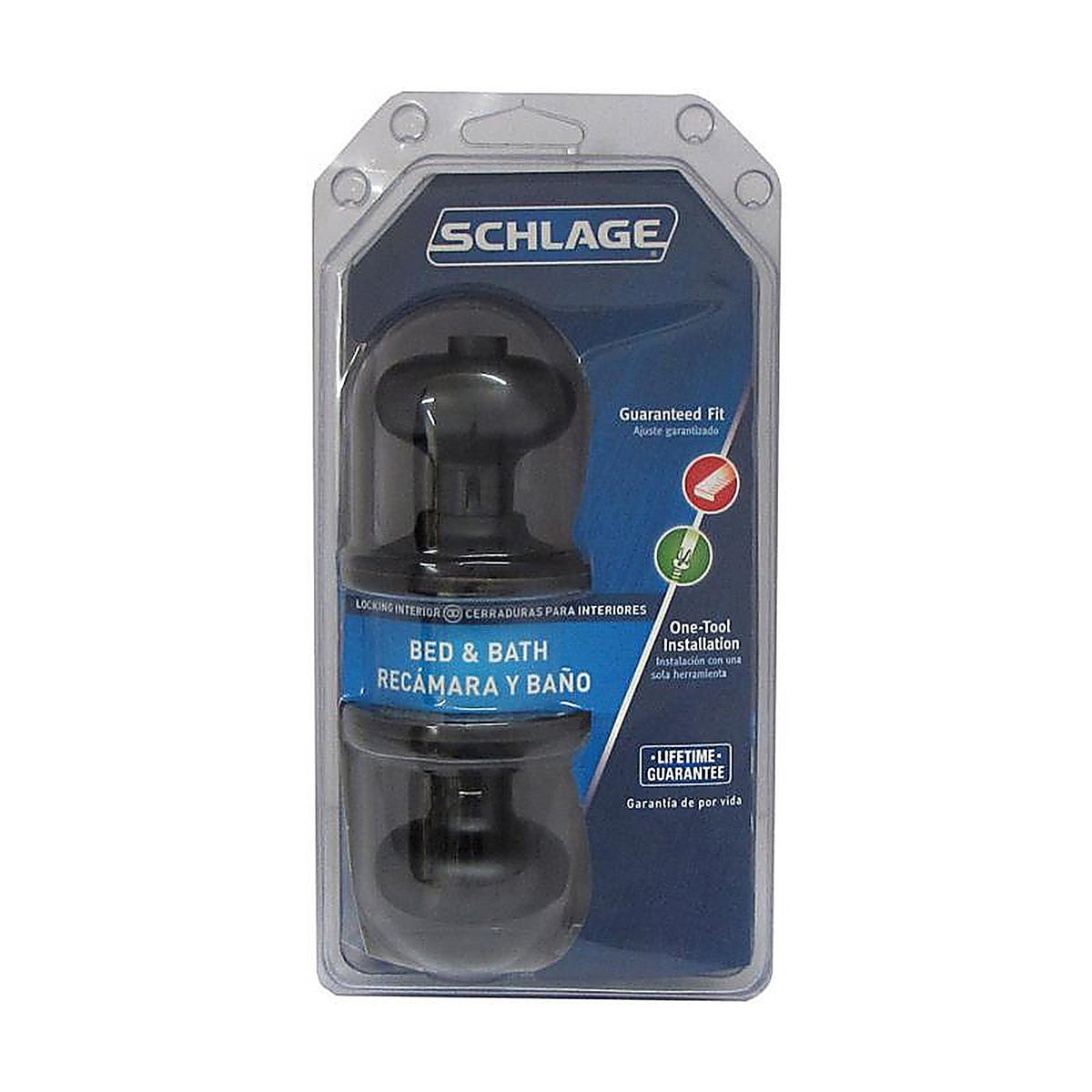 Schlage F40VPLY716 Plymouth Aged Bronze Privacy Lockset ANSI Grade 2 1-3/4 in.