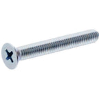 Hillman 101033 No. 6-32 x 1/2 in. L Phillips Flat Head Zinc-Plated Steel Machine Screws 100/Pack