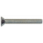 Hillman 101033 No. 6-32 x 1/2 in. L Phillips Flat Head Zinc-Plated Steel Machine Screws 100/Pack