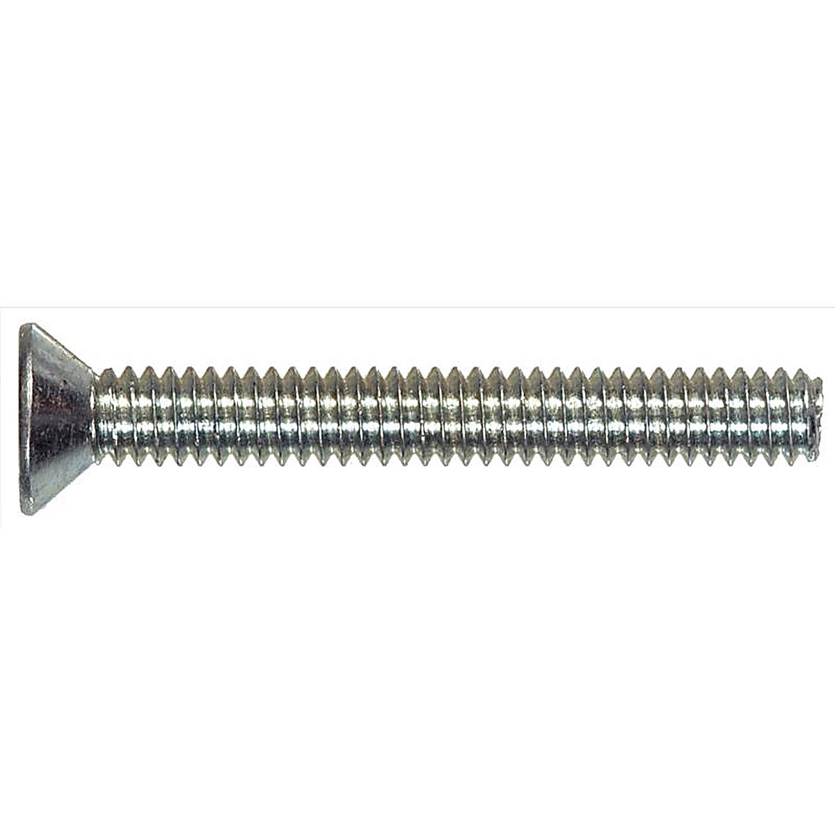 Hillman 101033 No. 6-32 x 1/2 in. L Phillips Flat Head Zinc-Plated Steel Machine Screws 100/Pack