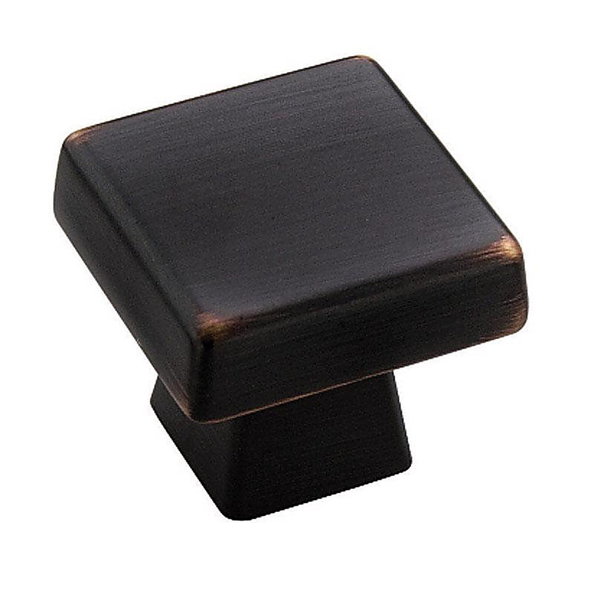 Amerock - BP55271ORB - Blackrock Square Cabinet Knob 1-3/16 In. D 1-1/16 In. Oil Rubbed Bronze 1 Pack