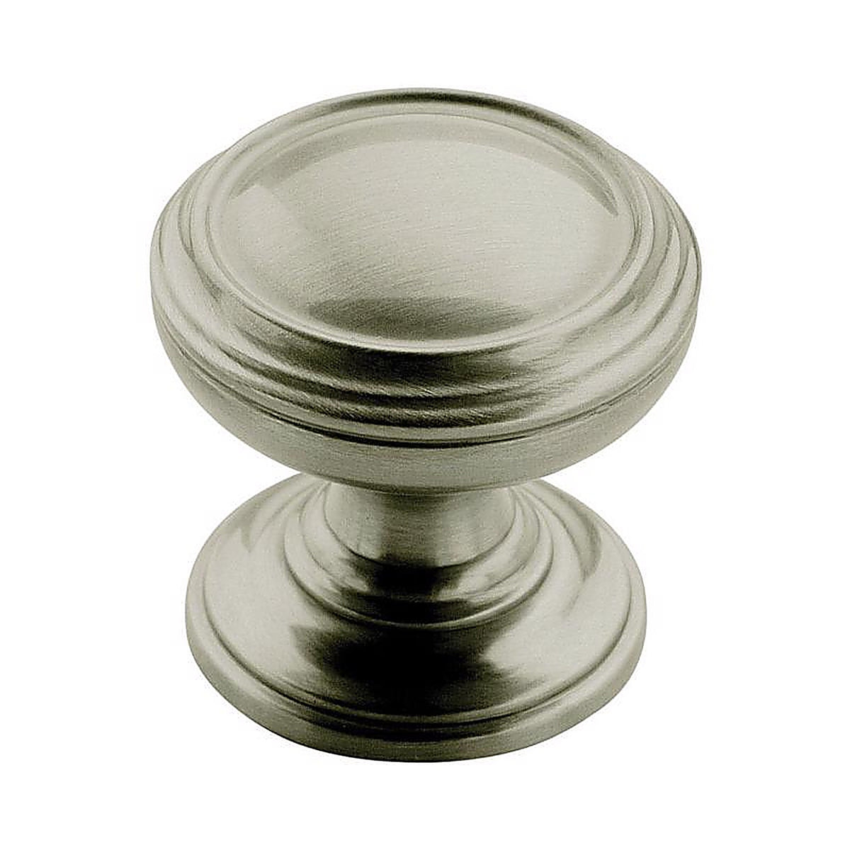 Amerock - BP55342G10 - Revitalize Round Cabinet Knob 1-1/4 In. D 1-1/4 In. Satin Nickel 1 Pack