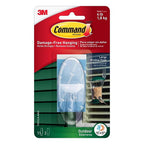3M 17093CLR-AWES Large Plastic Hook 3-3/8 in. L 1/Pack