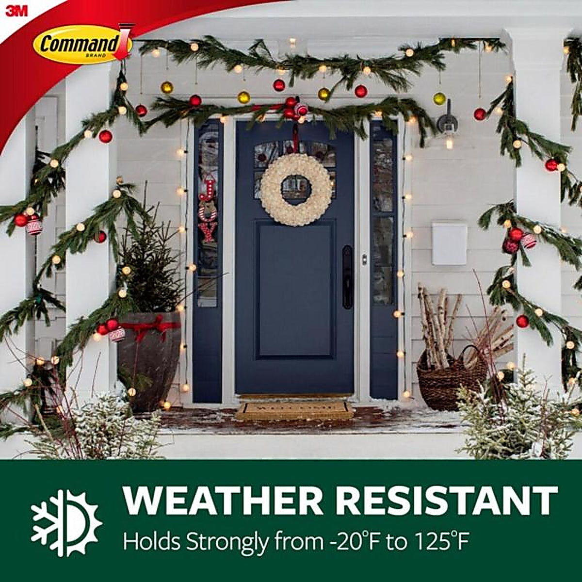 3M 17091CLR-AWES Medium Plastic Windows Hook 2-3/8 in. L 2/Pack