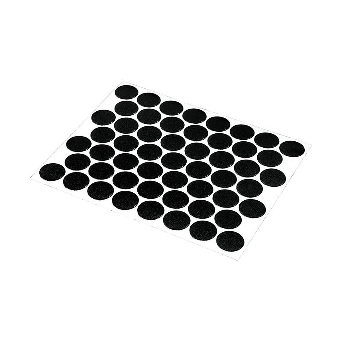 Prime-Line - KD 16082 - Round Plastic Screw Hole Cover 9/16 In. D X 0.25 In. L 53 Pack Black