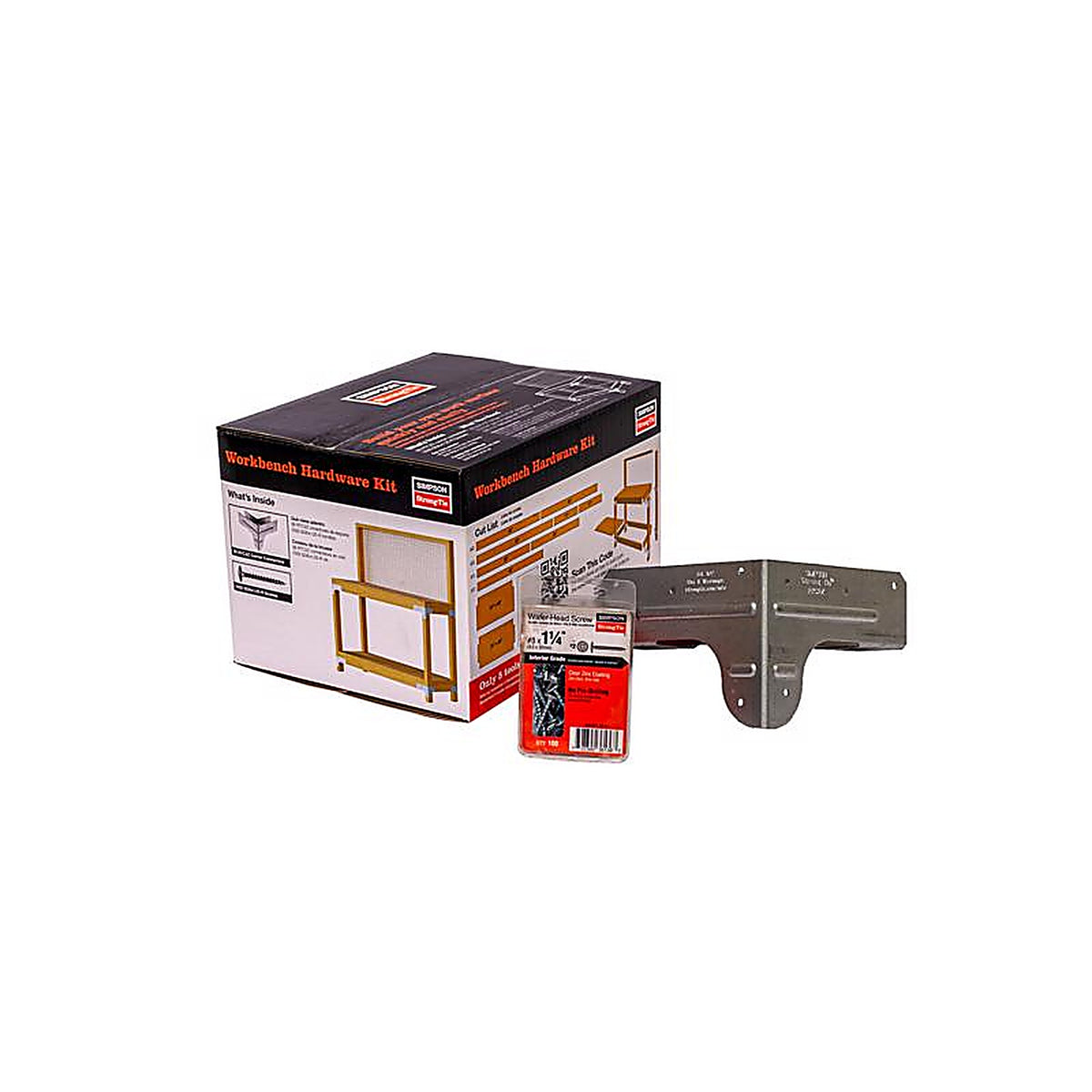 Simpson Strong-Tie WBSK 6.5 in. H X 8 in. W 18 speed Galvanized Steel Shelf Hardware Kit