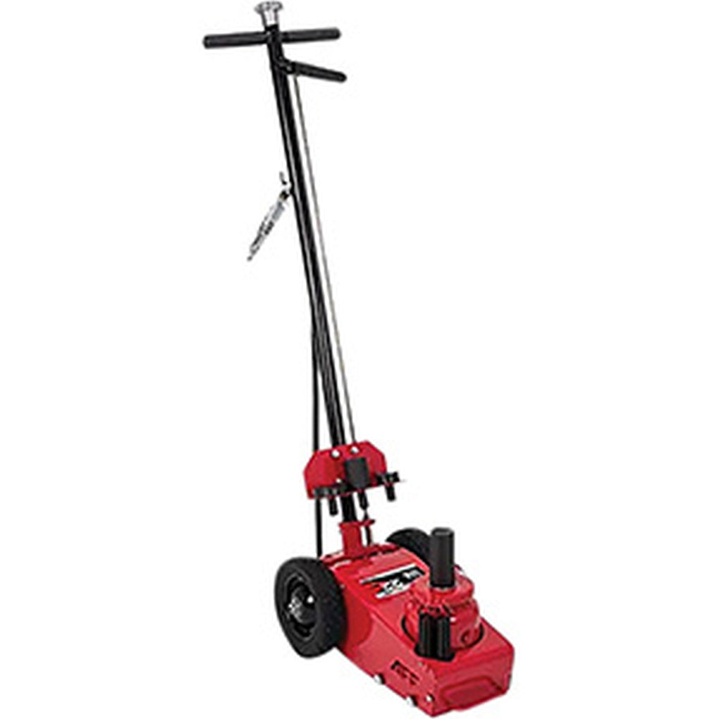American Forge and Foundry - 565F1 - 22 Ton Air Assist Truck Axle Jack - 1 Piece Handle