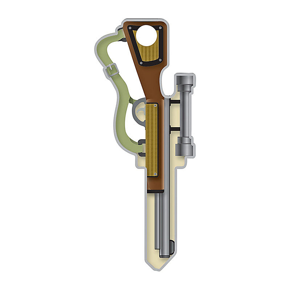 Lucky Line B118K Key Shapes Rifle House Key Blank KW1/11 Double sided For Kwikset