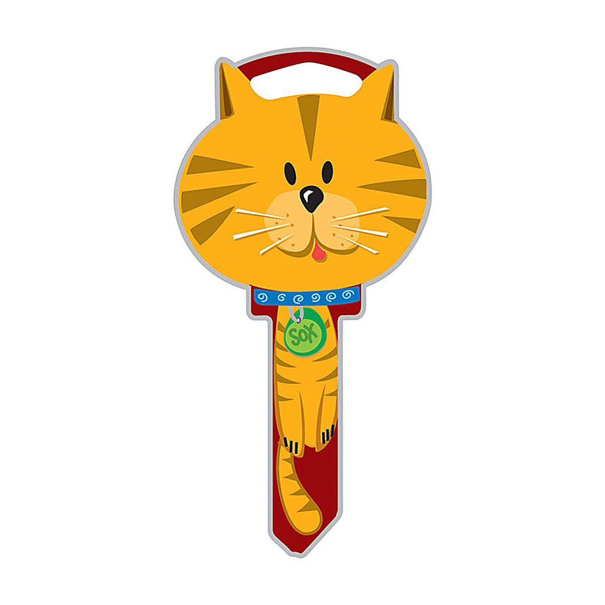 Lucky Line B115K Key Shapes Cat House Key Blank KW1/11 Double sided For Kwikset