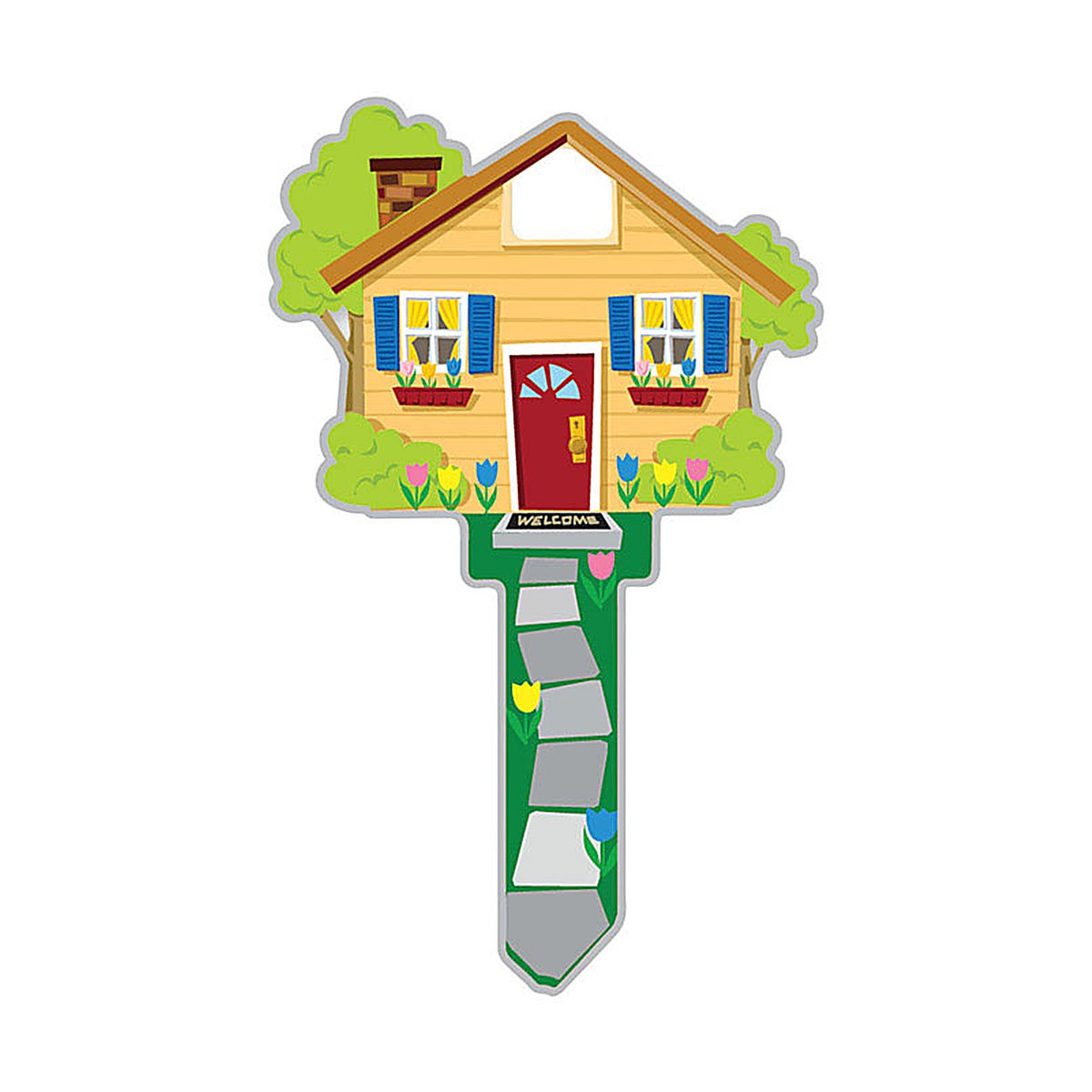 Lucky Line B105S Key Shapes Home House Key Blank SC1 Double sided For Schlage