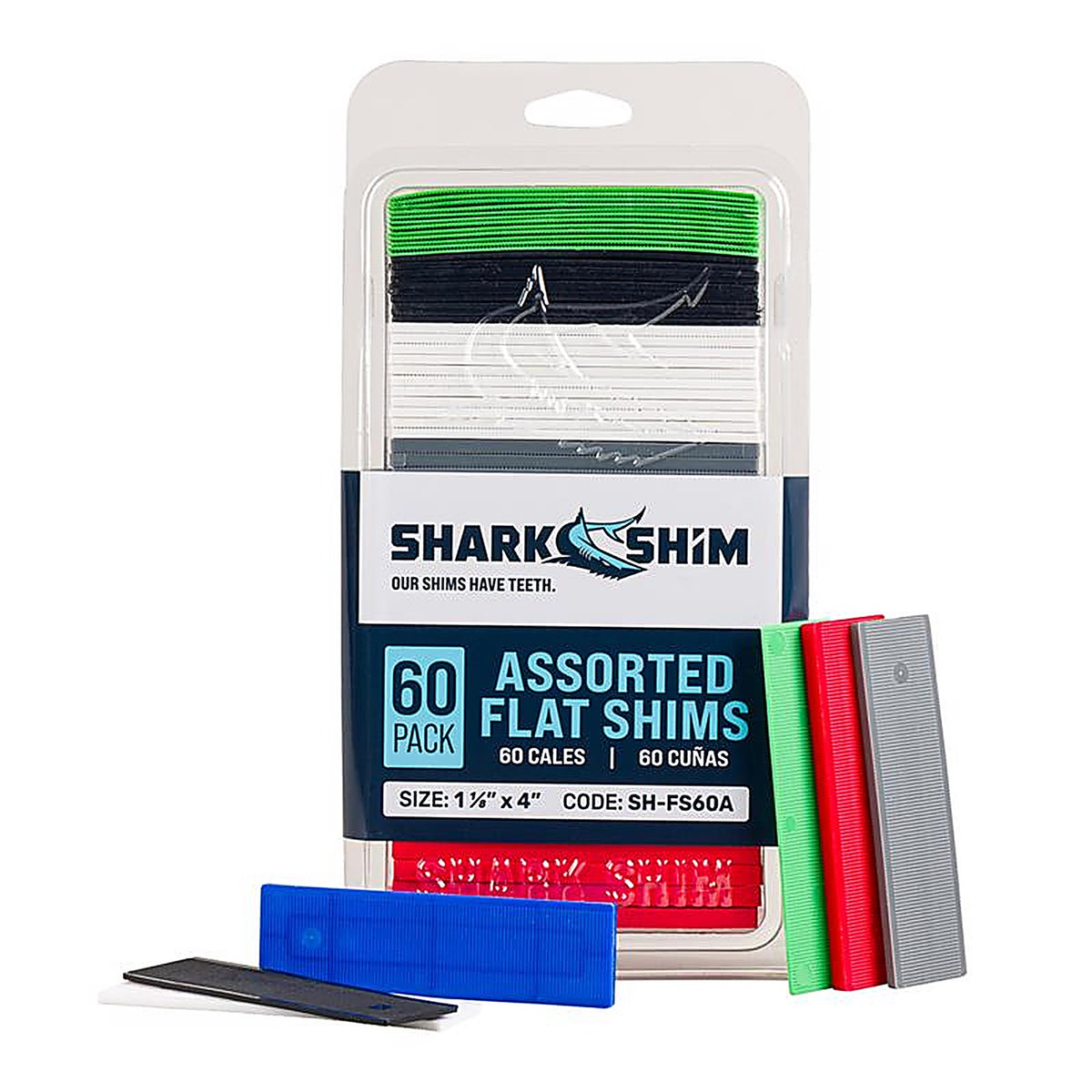 Broadfix - FS60A-US - 1.10 In. W X 3.94 In. L Hard Plastic Shim 60 Pack
