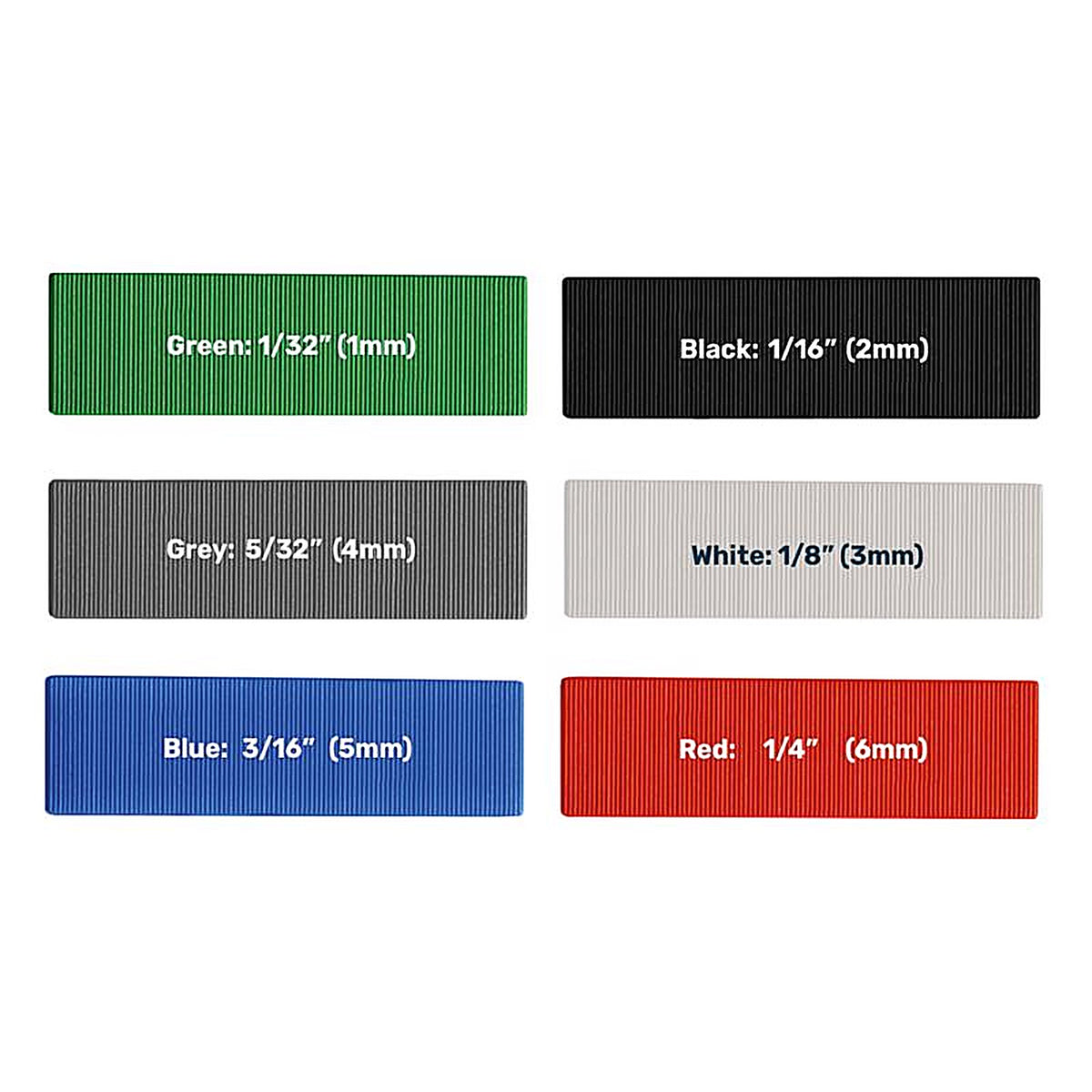Broadfix - FS60A-US - 1.10 In. W X 3.94 In. L Hard Plastic Shim 60 Pack