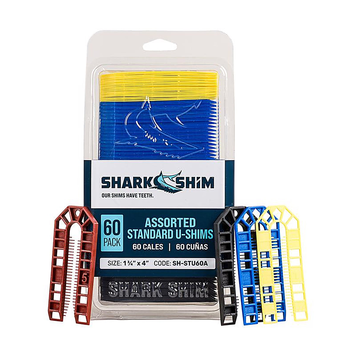 Broadfix - STU60A-US - 1.7 In. W X 4 In. L Hard Plastic Shims 60 Pack