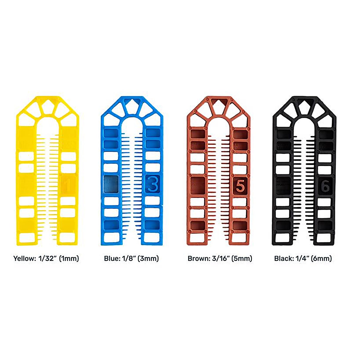 Broadfix - STU60A-US - 1.7 In. W X 4 In. L Hard Plastic Shims 60 Pack
