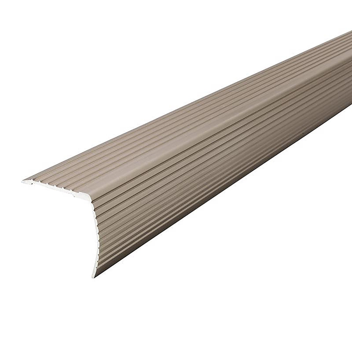 M-D 43310 Cinch 1-1/8 in. H x 36 in. L Prefinished Satin Nickel Aluminum Stair Edge