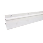 M-D 7179 White Aluminum Sweep For Doors, Garage Doors 3 ft. L x 2 in.