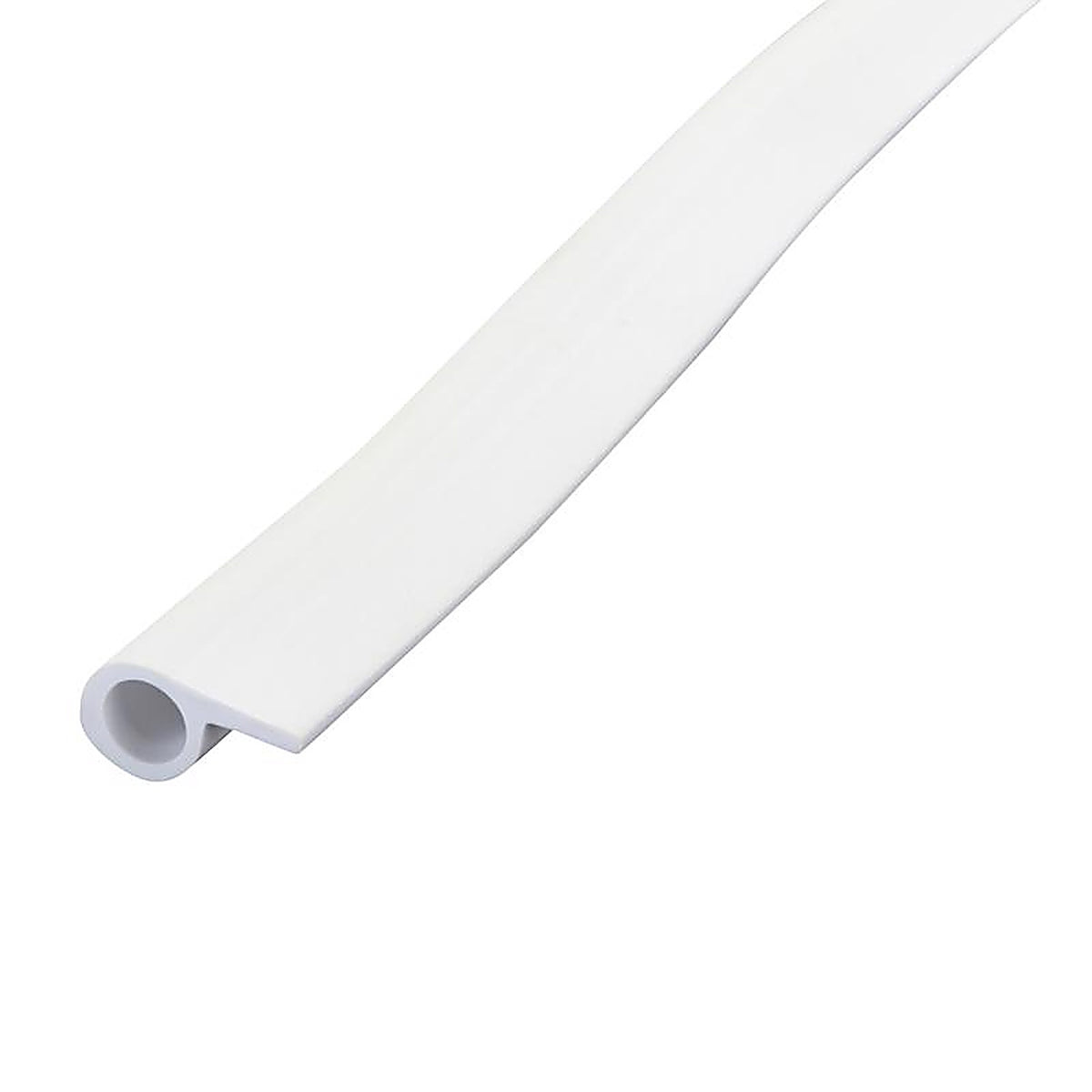 M-D 78394 White Vinyl Gasket Weatherstrip For Doors and Windows, Doors and Windows 17 ft. L x 1/2 in.