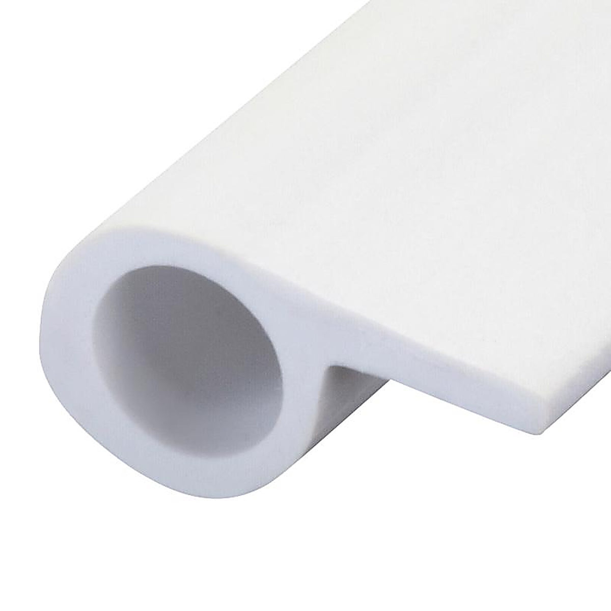 M-D 78394 White Vinyl Gasket Weatherstrip For Doors and Windows, Doors and Windows 17 ft. L x 1/2 in.