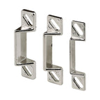Prime-Line - K 5148 - Silver Zinc Die-Cast Door Strike 3 Piece